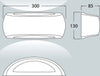 APPLIQUE FUMAGALLI FRANCY BIANCO OPALE E27 A60 LED 8,5W CCT SET Ip66 | 1A1000000WYV1K Illuminazione/Illuminazione per esterni/Lampade da parete Zencoccostore - Formia, Commerciovirtuoso.it