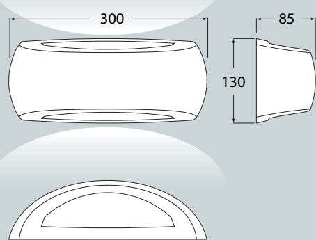 APPLIQUE FUMAGALLI FRANCY BIANCO OPALE E27 A60 LED 8,5W CCT SET Ip66 | 1A1000000WYV1K Illuminazione/Illuminazione per esterni/Lampade da parete Zencoccostore - Formia, Commerciovirtuoso.it