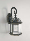 Applique Gaeta Nero/Oro 1Xe27 Ip23 20,5X39X20Cm Illuminazione/Illuminazione per interni/Illuminazioni per pareti/Applique Led Mall Home - Napoli, Commerciovirtuoso.it