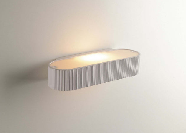 Applique Gatsby Bianco 2Xe14 35X10,5X7Cm Illuminazione/Illuminazione per interni/Illuminazioni per pareti/Applique Led Mall Home - Napoli, Commerciovirtuoso.it