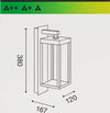 Applique-Gea-Led-SIRE-GES770-13W-LED-650LM-4000°K-IP54-alluminio-bianco-lampada-parete-esterno