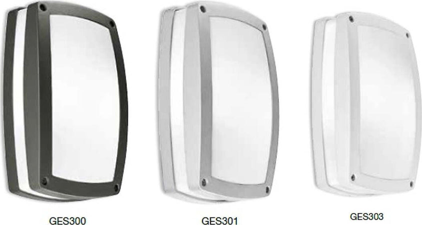 Applique-Gea-Led-URA-Q-GES303-GES301-LED-IP54-lampada-soffitto-parete-rettangolare-moderna-alluminio-E27