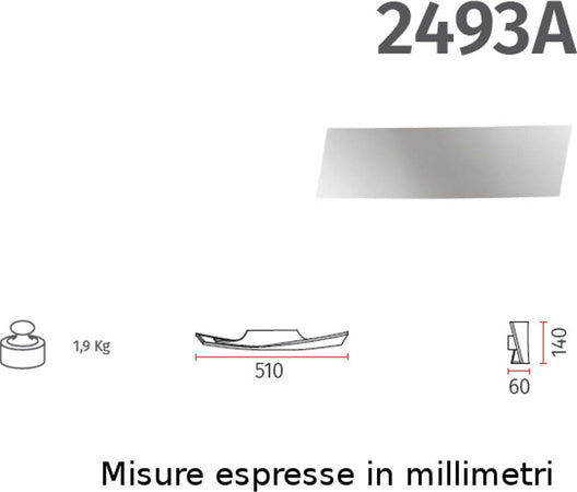 Applique-gesso-9010-Belfiore-OTILLA-SMALL-2493A.3003-LED-lampada-parete-WIRELESS