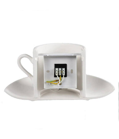 Applique Gesso A Forma Di Tazza Da Caffè A Parete Verniciabile Attacco G9 Gs-e85