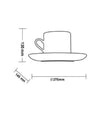 Applique Gesso A Forma Di Tazza Da Caffè A Parete Verniciabile Attacco G9 Gs-e85