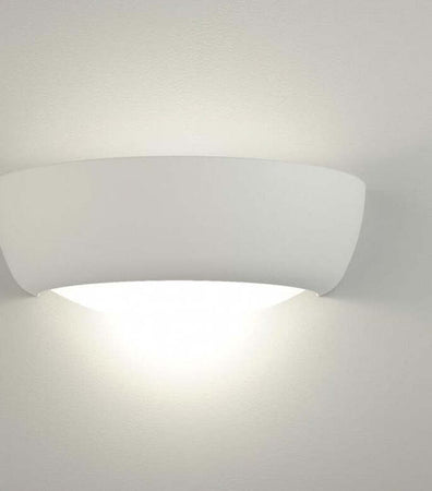 Applique-gesso-Belfiore-9010-AGALE-8215-53-R7s-LED-9010-lampada-parete-vaschetta-vetro-interno