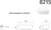 Applique-gesso-Belfiore-9010-AGALE-8215.3057-LED-1350LM-lampada-parete-classica-moderna