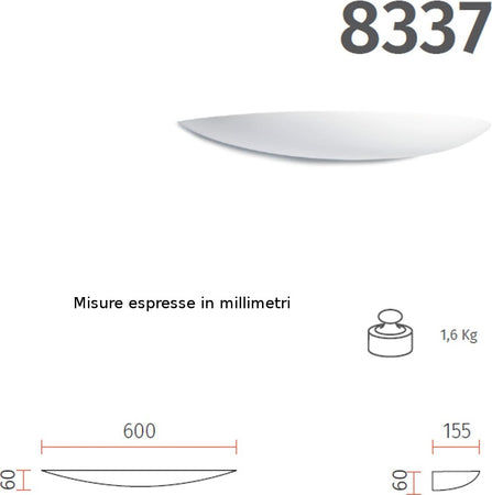 Applique-gesso-Belfiore-9010-ARIEL-8337.51-R7s-LED-lampada-parete