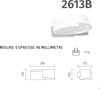 Applique-gesso-Belfiore-9010-ARMONIE-LEGATE-2613B-LED-lampada-parete