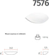 Applique-gesso-Belfiore-9010-DALIA-SMALL-7576.41-E27-LED-lampada-parete-vaschetta