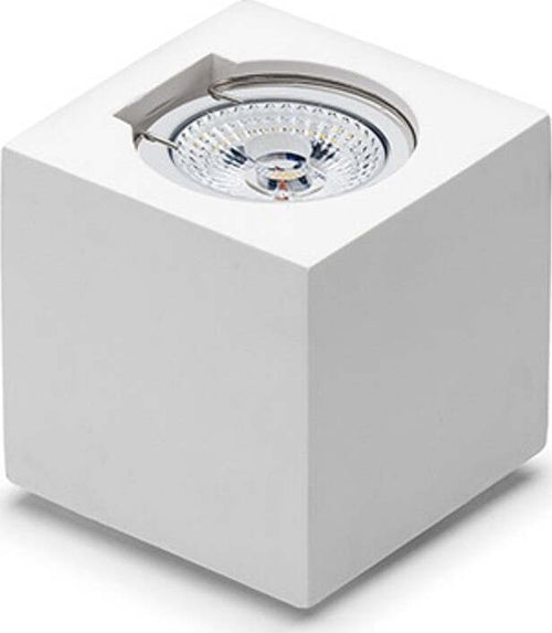 Applique-gesso-Belfiore-9010-ECNO-2452.35-GU10-LED-lampada-parete-monoemissione