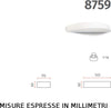 Applique-gesso-Belfiore-9010-ERIDA-BIG-8759.3072-LED-lampada-parete