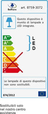 Applique-gesso-Belfiore-9010-ERIDA-BIG-8759.3072-LED-lampada-parete