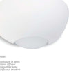 Applique-gesso-Belfiore-9010-FILLA-9207.41-E27-LED-lampada-parete-biemissione-classica-moderna