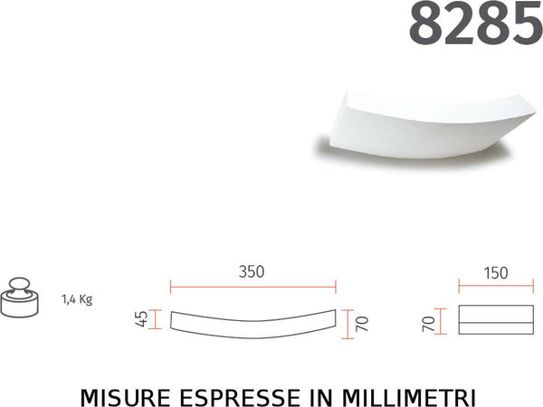 Applique-gesso-Belfiore-9010-GADRO-ROUND-8285.3065-lampada-parete