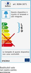 Applique-gesso-Belfiore-9010-GARLA-8284.3071-LED-lampada-parete-moderna