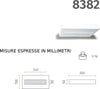 Applique-gesso-Belfiore-9010-GARLA-S-8382.53-R7s-LED-lampada-parete-moderna