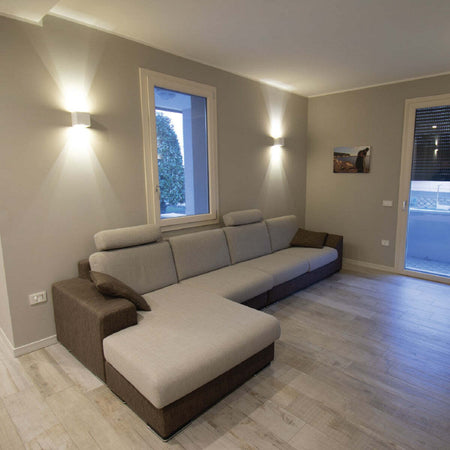 Applique-gesso-Belfiore-9010-KUBO-2336B-LED-lampada-parete-moderna