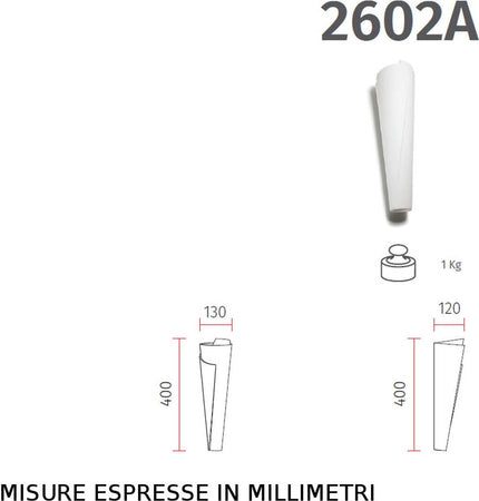 Applique-gesso-Belfiore-9010-PERGAMENA-2602A.41-E27-LED-lampada-parete