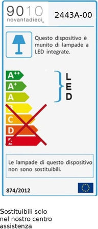 Applique-gesso-Belfiore-9010-VELA-2443A-+-021.793-STRIP-LED-IP20-lampada-parete