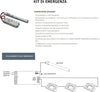Applique-gesso-kit-emergenza-9010-ISA-BIG-2421D+099.142-LED