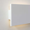 Applique-gesso-kit-emergenza-Belfiore-9010-2421B+099.142-LED-50CM-lampada-parete-verniciabile-biemissione