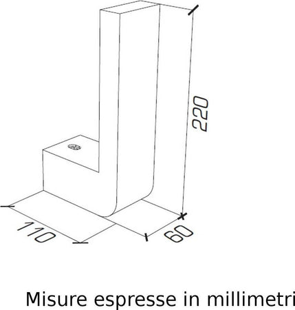 Applique-gesso-Neo-Luce-9010-Belfiore-0046-LED-lampada-parete-monoemissione-interno-5.5W-700LM