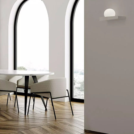 Applique-gesso-Sforzin-illuminazione-CICLADI-T385-GX53-LED-moderno-lampada-parete