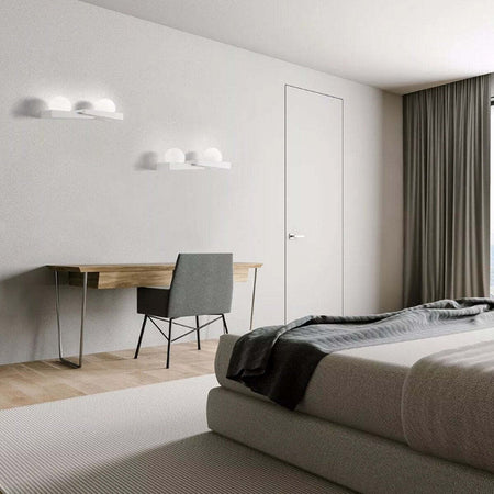 Applique-gesso-Sforzin-illuminazione-CICLADI-T386-GX53-LED-moderno-lampada-parete