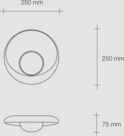 Applique-gesso-Sforzin-illuminazione-PITANE-T399-GX53-LED-moderno-lampada-parete