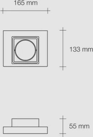 Applique-gesso-Sforzin-illuminazione-SIBARI-T379-GX53-LED-moderno-monoemissione-lampada-parete