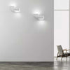 Applique-gesso-Sforzin-illuminazione-SIBARI-T380-GX53-LED-moderno-biemissione-lampada-parete