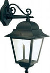 Applique-Grande-In-Basso-Da-Esterno-Quadrata-Alluminio-E-Vetro-Nero-1-Luce-E27