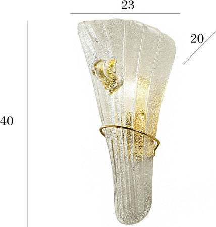 Applique-graniglia-Padana-Lampadari-VITTORIA-903-AFL-E27-LED-lampada-parete-classico