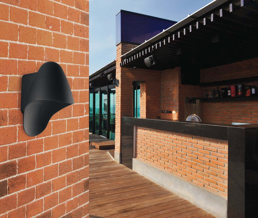 Applique Huracan Antracite 1Xgu10 Ip54 10,4X12X17,5Cm Illuminazione/Illuminazione per interni/Illuminazioni per pareti/Applique Led Mall Home - Napoli, Commerciovirtuoso.it