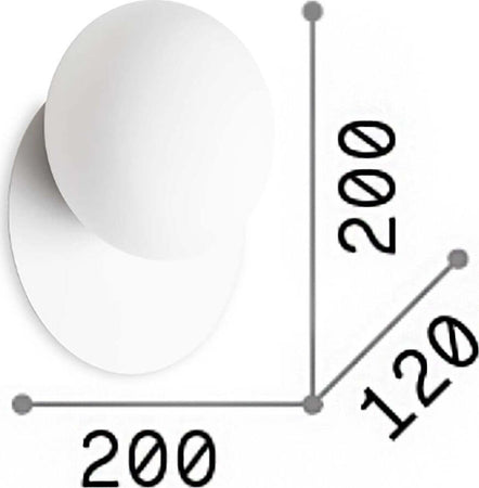 Applique-Ideal-lux-NINFEA-306940-GX53-LED-bianco-lampada-parete-classica