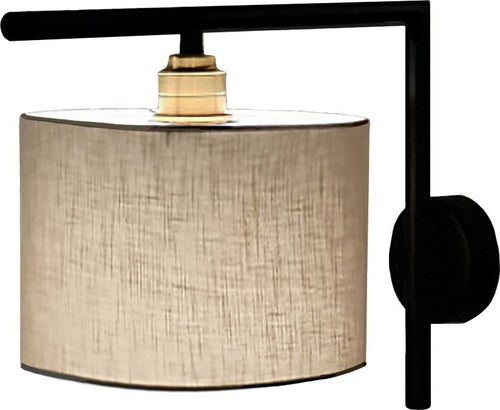 Applique-Illuminando-CILINDRO-20+AP1-90-PUB-NR-E27-LED-metallo-tessuto-lampada-parete-classica-moderna