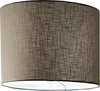 Applique-Illuminando-CILINDRO-20+AP1-90-PUB-NR-E27-LED-metallo-tessuto-lampada-parete-classica-moderna