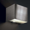 Applique-Illuminando-CUBETTO-G9-LED-lampada-parete-biemissione-moderno-cubo-metallo-vetro-interno