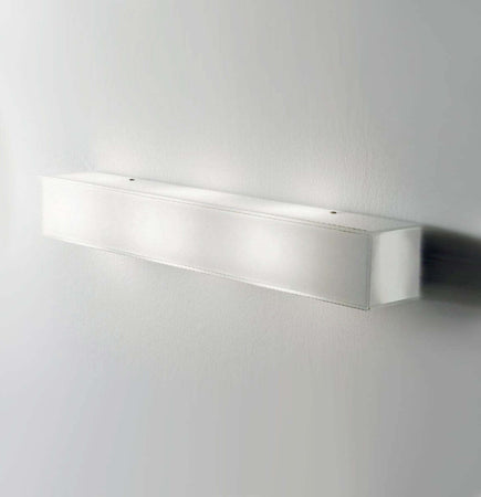 Applique-Illuminando-CUBIC-3-E27-55CM-LED-lampada-parete-soffitto-moderna-vetro-bianco-interno