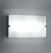 Applique-Illuminando-FLAT-AP-30x50-E27-LED-lampada-parete-vetro-satinato-trasparente-rettangolare-moderna-interno