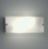 Applique-Illuminando-FLAT-AP-G-40x20-E27-LED-lampada-parete-vetro-satinato-trasparente-rettangolare-moderna-interno