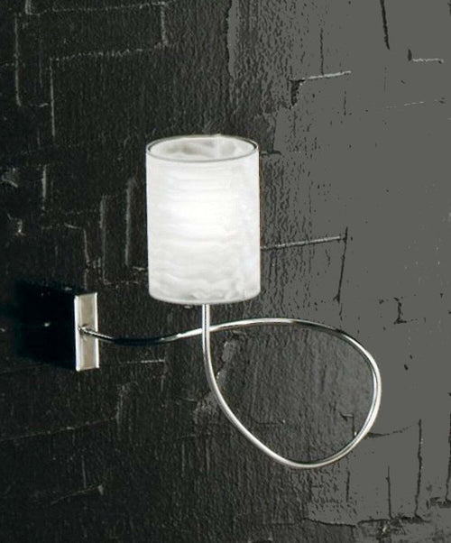 Applique-Illuminando-GINEVRA-CHIC-1-G9-LED-PVC-lampada-parete-metallo-moderna-modellabile-interno