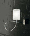 Applique-Illuminando-GINEVRA-CHIC-1-G9-LED-PVC-lampada-parete-metallo-moderna-modellabile-interno