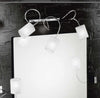 Applique-Illuminando-GINEVRA-CHIC-3-G9-LED-PVC-lampada-parete-metallo-moderna-modellabile-interno