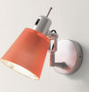 Applique-Illuminando-LOLA-AP-E27-LED-lampada-parete-moderna-orientabile-metallo-bianco-arancione-alluminio