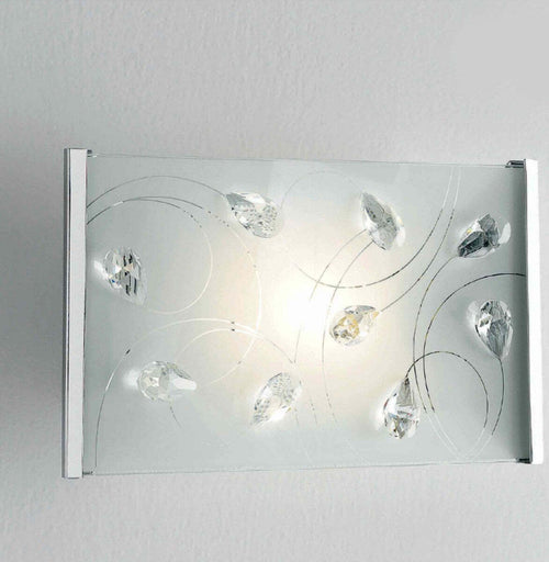 Applique-Illuminando-PETALI-AP-E27-LED-lampada-parete-elegante-moderna-vetro-cristallo-interno