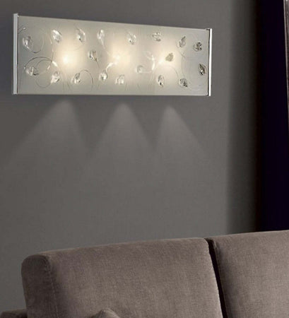 Applique-Illuminando-PETALI-AP-E27-LED-lampada-parete-elegante-moderna-vetro-cristallo-interno