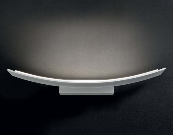 Applique-Illuminando-SMILE-P-12W-LED-1560LM-3000°K-lampada-parete-curva-moderna-alluminio-bianco-monoemissione-interno