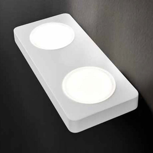 Applique-Illuminando-TOBIA-2-LED-24W-2212LM-3000°K-lampada-parete-mensola-moderna-bianco-gold-tortora-monoemissione-rettangolare